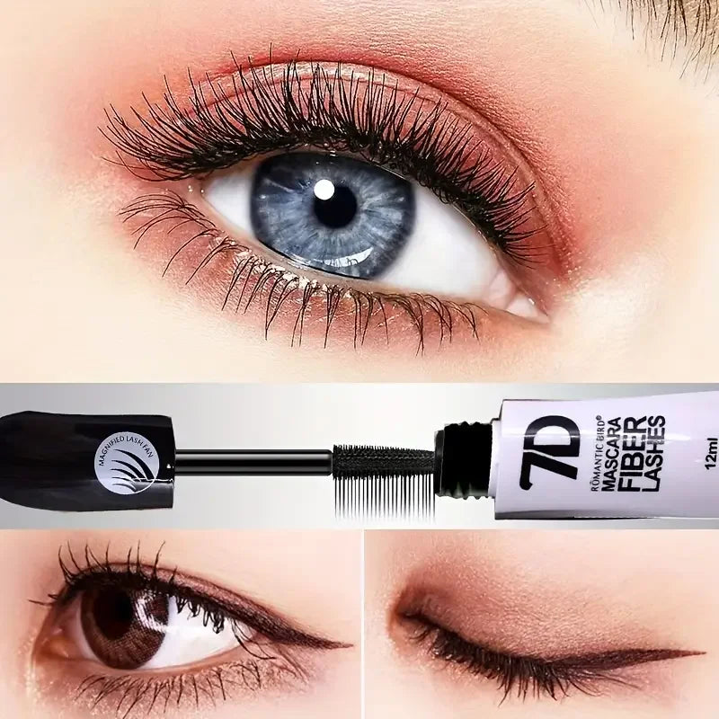 7D Fiber Mascara Set | Vyluxe Store | Waterproof & Smudge-Proof Lashes