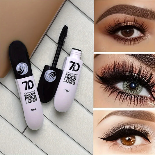 7D Fiber Mascara Set | Vyluxe Store | Waterproof & Smudge-Proof Lashes