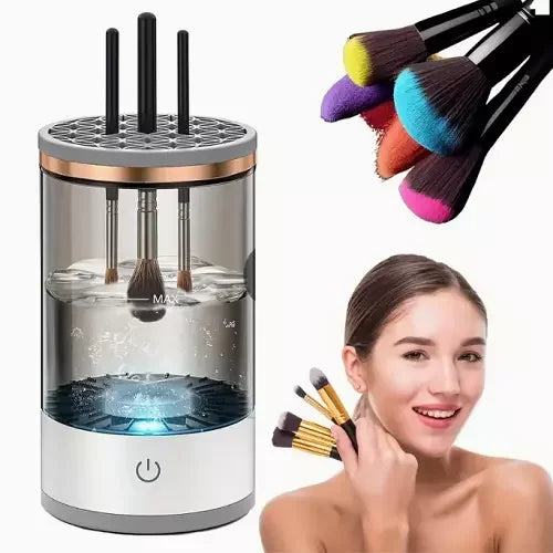 Electric Makeup Brush Cleaner Machine Portable Automatic USB Brush Cleaning Tool