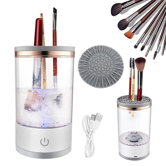 Electric Makeup Brush Cleaner Machine Portable Automatic USB Brush Cleaning Tool
