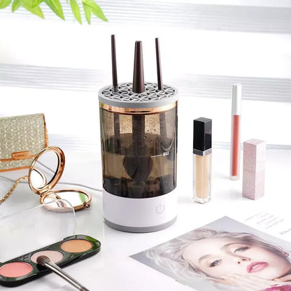 Electric Makeup Brush Cleaner Machine Portable Automatic USB Brush Cleaning Tool