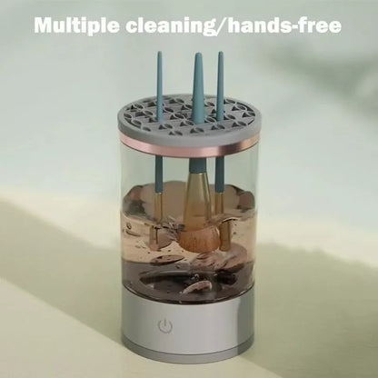 Electric Makeup Brush Cleaner Machine Portable Automatic USB Brush Cleaning Tool