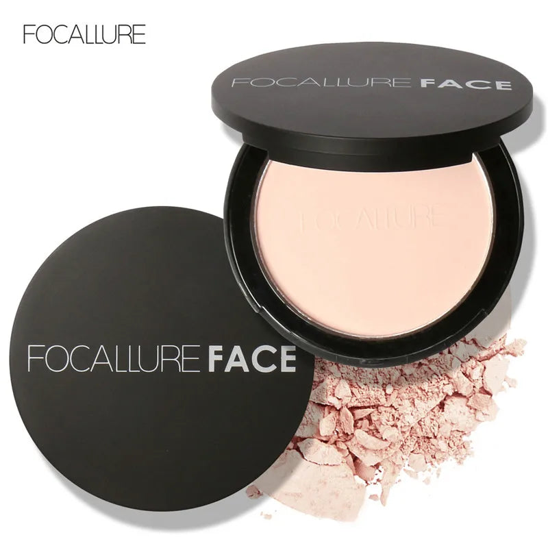 Focallure Face Pressed Powder | Oil Control & Natural Finish| Vyluxe store