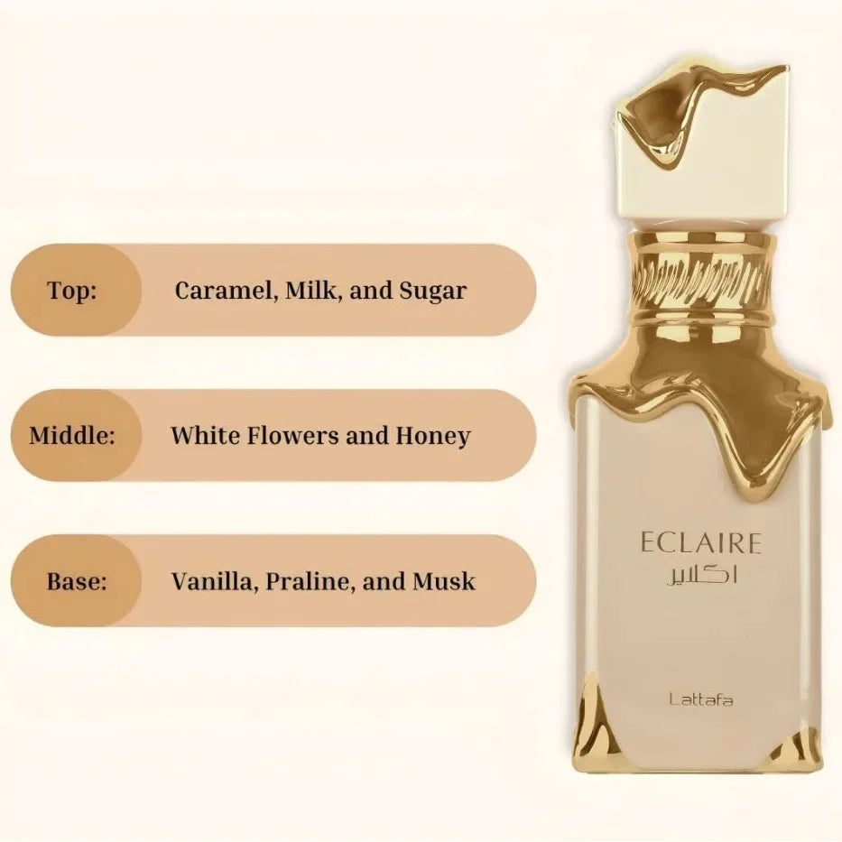 Lattafa Eclaire Perfume for Women Long Lasting Arab Fragrance High Quality Sexy Lady Cologne Feminino Gift Her