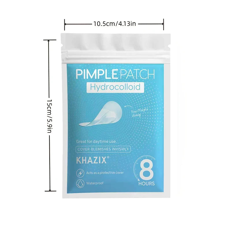 200/400/800PCS ultra-thin water-based gel acne patches, leaving no trace on the skin, with long-lasting adhesion and no residue.