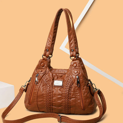 Fashion Leather Handbag for Women Shoulder Bags Genuine sheepskin Crossbody bag for women Messenger Bag Tote Moms Bag Sac A Main