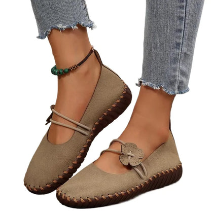 2026 New Slide on Sandals for Women British Retro Fashion Mom Shoes Round Toe Lightweight Soft Sole Casual Women Size 6 Sandals