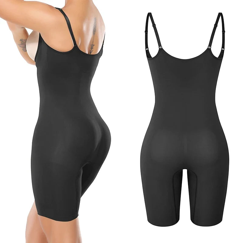 Women Full Body Shapers Seam-free Bodysuit Shapewear Tummy Slimming Sheath Abdomen Reducing Corset Butt Lifter Booty Enhancer