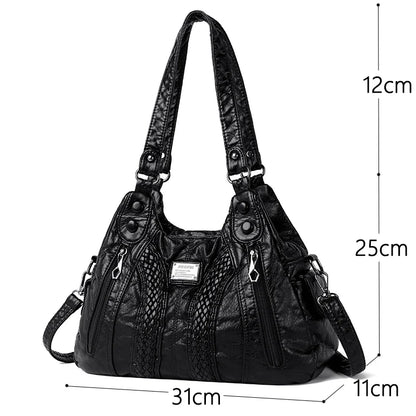 Fashion Leather Handbag for Women Shoulder Bags Genuine sheepskin Crossbody bag for women Messenger Bag Tote Moms Bag Sac A Main