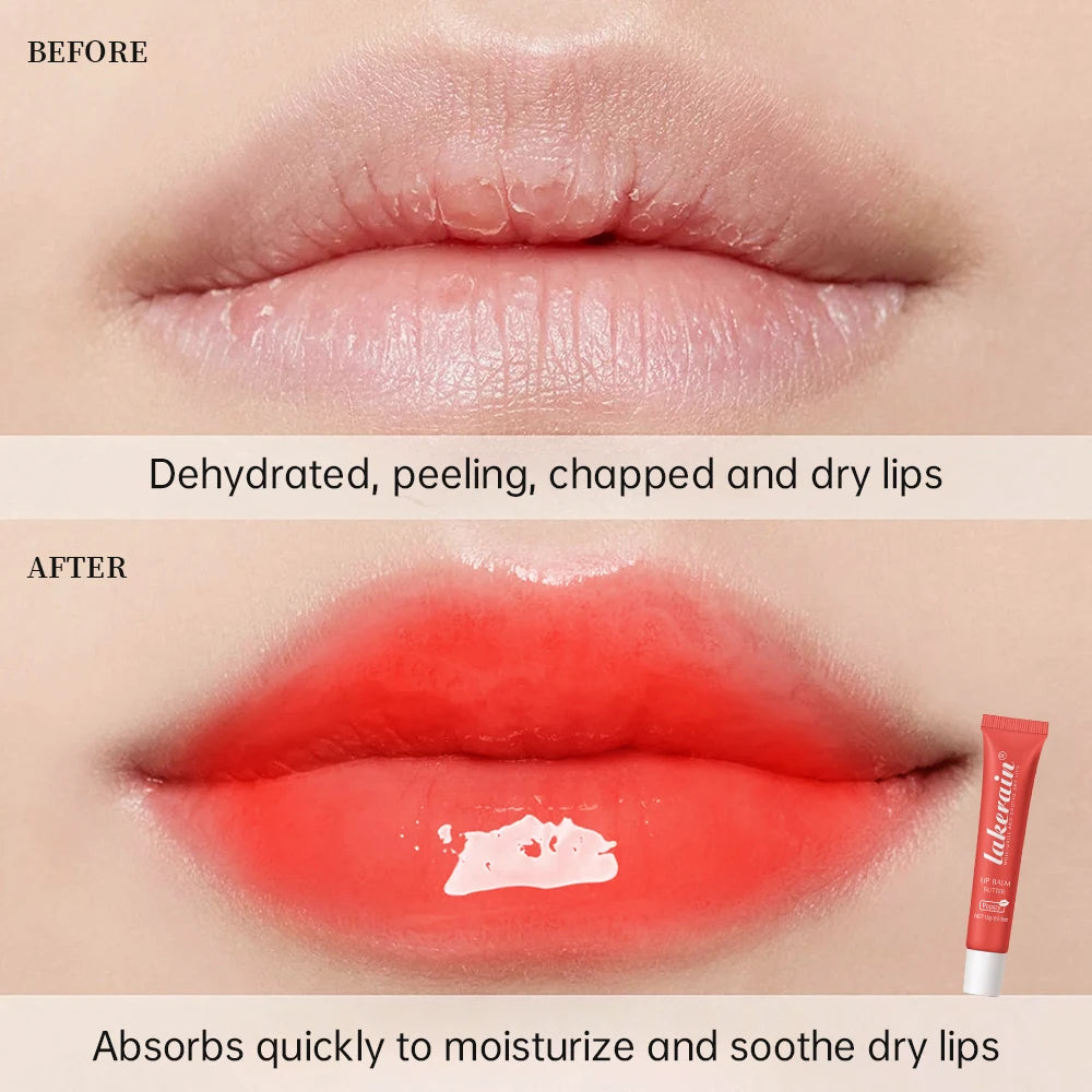 Lip Balm Butter Moisturizing Nourishing Reduce Lip Lines Lip Oil Gloss Hydrates Soothes Dry Lips Skincare Makeup Product