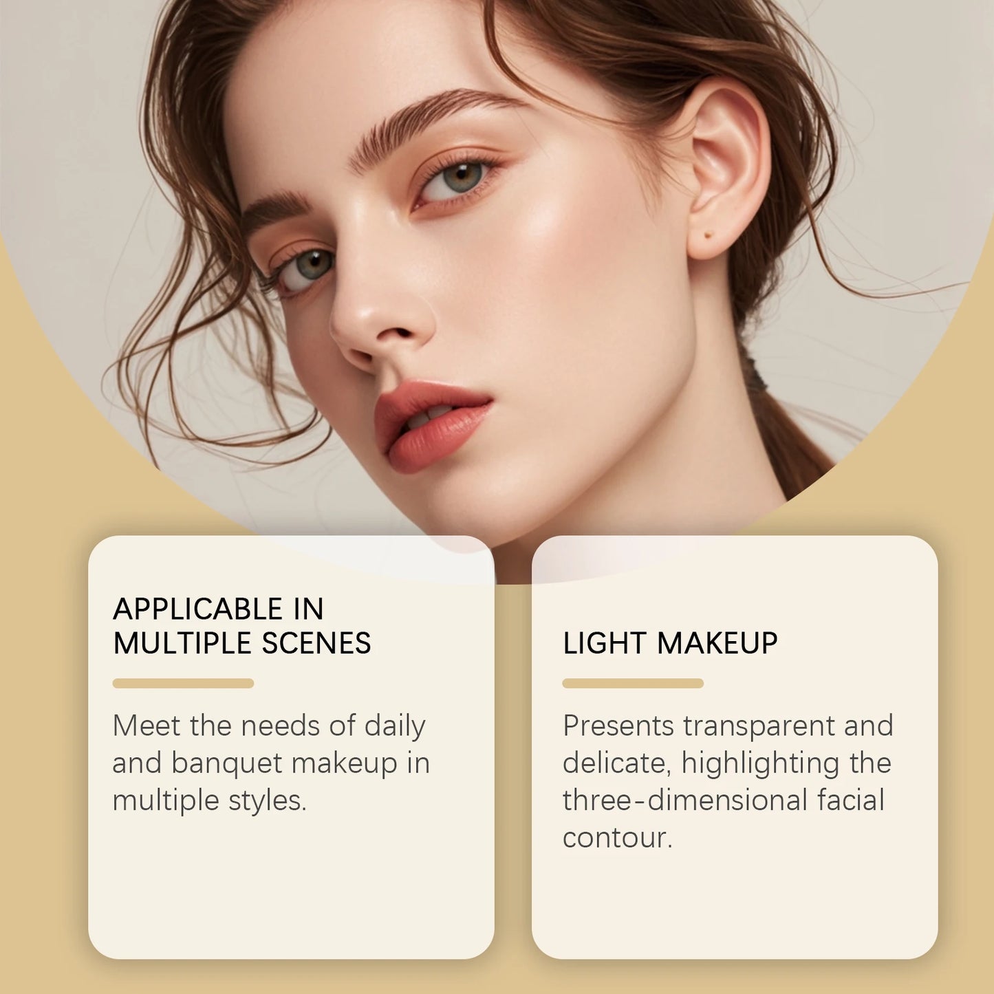 Multi-functional Makeup Palette with Eye Shadow, Powder Blusher, High Light, Brightening Multi-purpose Portable Makeup