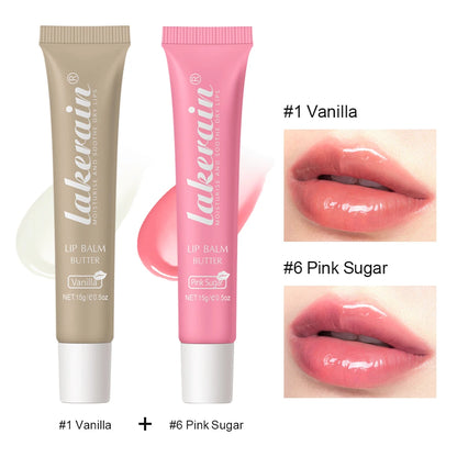 Lip Balm Butter Moisturizing Nourishing Reduce Lip Lines Lip Oil Gloss Hydrates Soothes Dry Lips Skincare Makeup Product