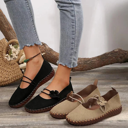 2026 New Slide on Sandals for Women British Retro Fashion Mom Shoes Round Toe Lightweight Soft Sole Casual Women Size 6 Sandals