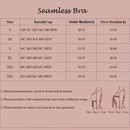 Pink Heart Seamless Wire-Free Comfortable Full-Cup Bra with Thin Molded Cups for Breathability and Support Beautiful Push Up Bra