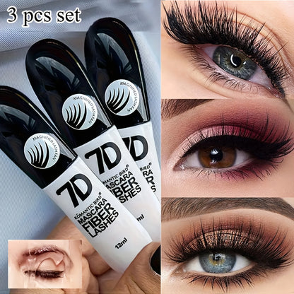 7D Fiber Mascara Set | Vyluxe Store | Waterproof & Smudge-Proof Lashes