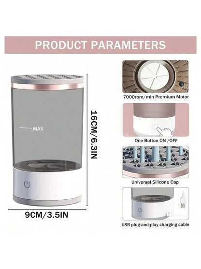 Electric mmakeup brush cleaner