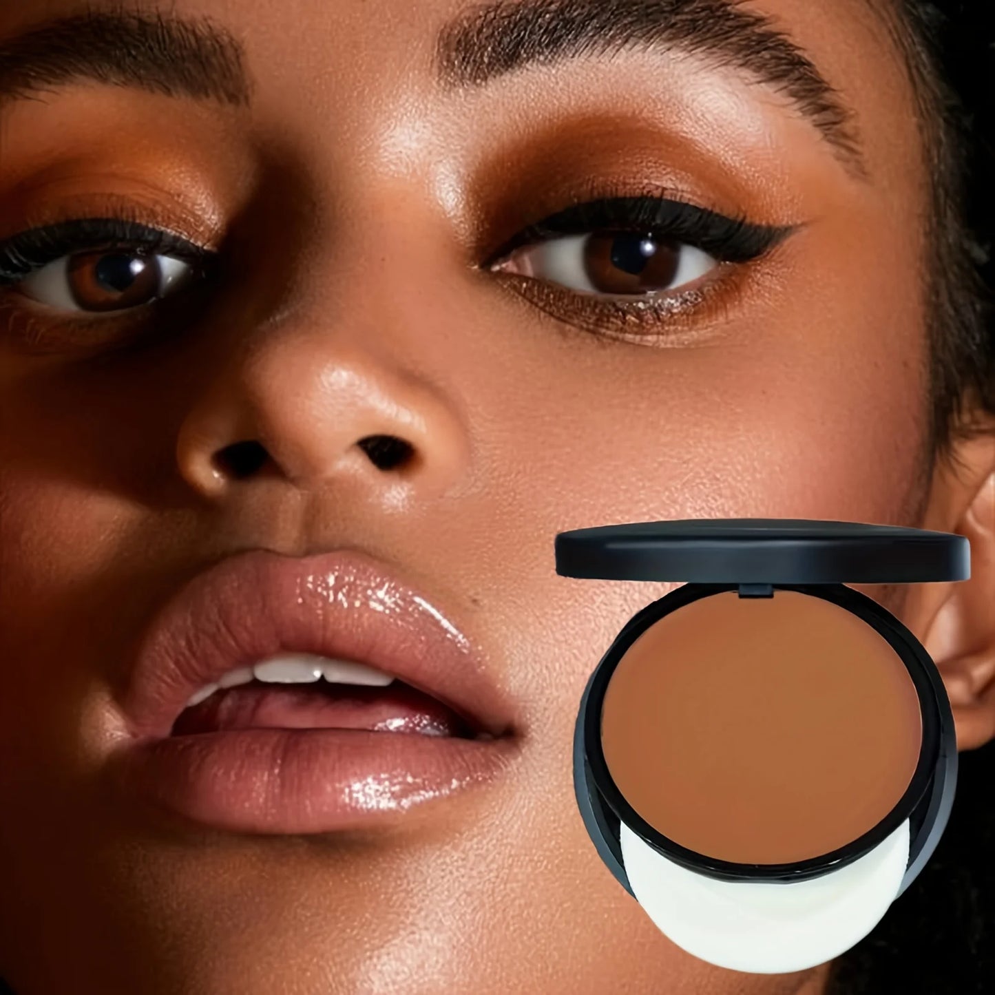 Oil-control Long-lasting Face Concealer Makeup Bronzer Powder Matte Mineral Finishing Bronzer Contour For Dark Skin