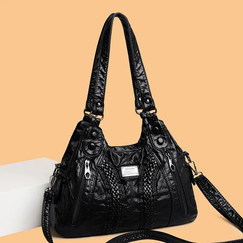 Fashion Leather Handbag for Women Shoulder Bags Genuine sheepskin Crossbody bag for women Messenger Bag Tote Moms Bag Sac A Main