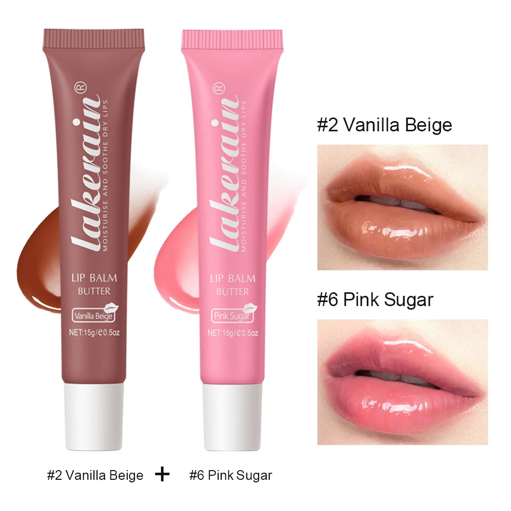 Lip Balm Butter Moisturizing Nourishing Reduce Lip Lines Lip Oil Gloss Hydrates Soothes Dry Lips Skincare Makeup Product