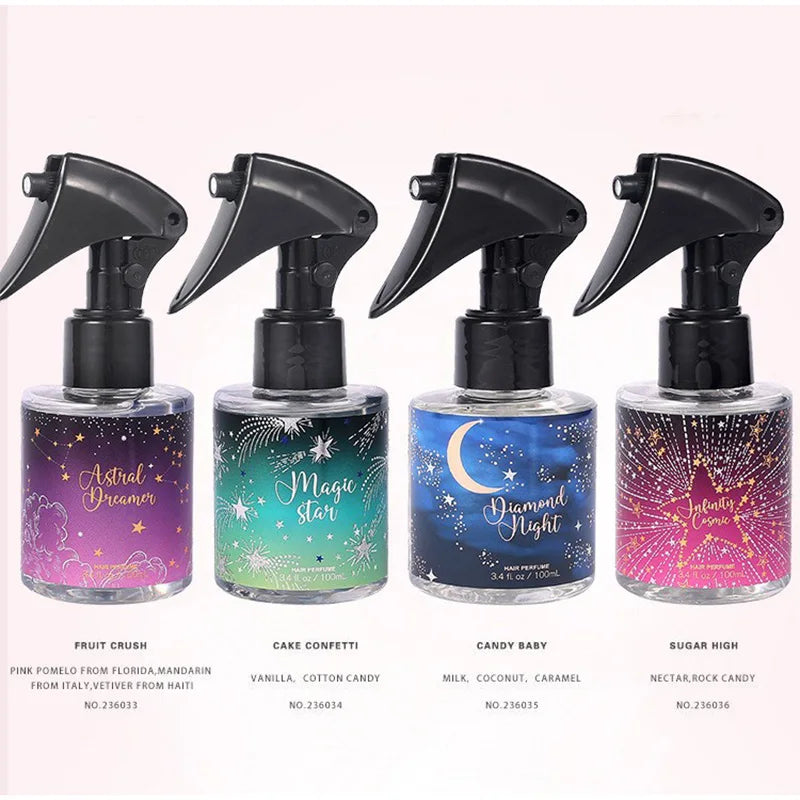 Floral Fragrance Charm Perfum Fresh Light Fragrance Romantic Lady Hair Fragrance Last Fragrance Hair Eau De Toilette Spray 100ml