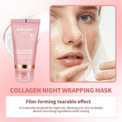 Korean Collagen Peel-Off Mask | Vyluxe Store | Anti-Wrinkle Skin Lifting